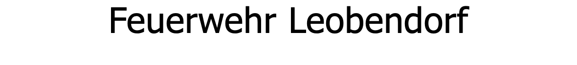 Feuerwehr Leobendorf