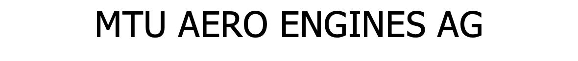 MTU AERO ENGINES AG